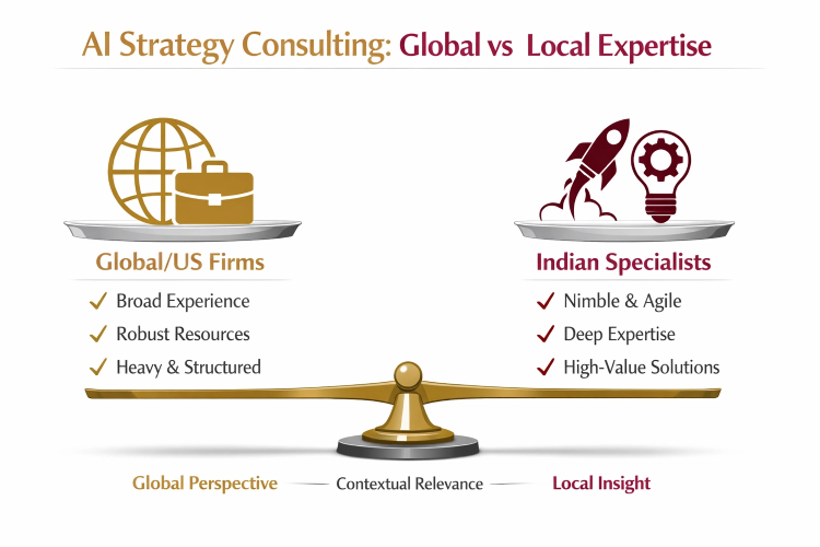AI Consulting Cost: India v/s Global Pricing